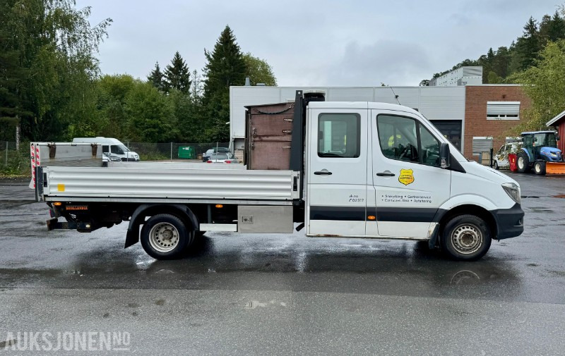 2014 Mercedes-Benz Sprinter 516 CDI planbil, 5-tonn, tvillinghjul, dobbelkabin, bakløft, lysbjelke - Грузовик бортовой/ Платформа: фото 4 2014 Mercedes-Benz Sprinter 516 CDI planbil, 5-tonn, tvillinghjul, dobbelkabin, bakløft, lysbjelke - Грузовик бортовой/ Платформа: фото 4