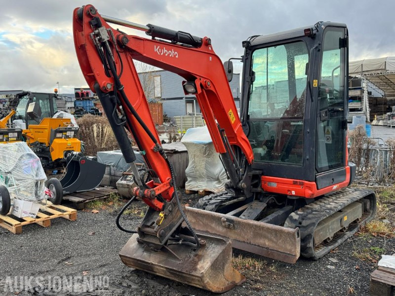 2015 Kubota U27-4 minigraver med skuffe / 1611 timer - Мини-экскаватор: фото 2 2015 Kubota U27-4 minigraver med skuffe / 1611 timer - Мини-экскаватор: фото 2