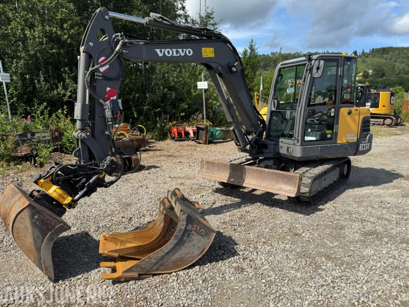 2015 Volvo EC55C GRAVEMASKIN MED KUN 1556 TIMER PÅ TELLEREN - Экскаватор: фото 2 2015 Volvo EC55C GRAVEMASKIN MED KUN 1556 TIMER PÅ TELLEREN - Экскаватор: фото 2