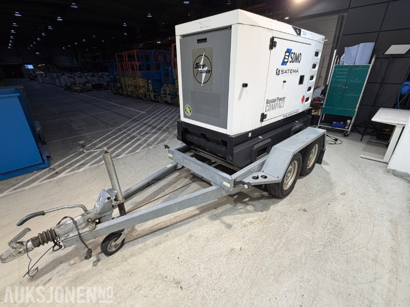 2017 SATEMA SDMO R44C3 40kVA 400V tilhengermontert strømaggregat - Строительное оборудование: фото 1 2017 SATEMA SDMO R44C3 40kVA 400V tilhengermontert strømaggregat - Строительное оборудование: фото 1