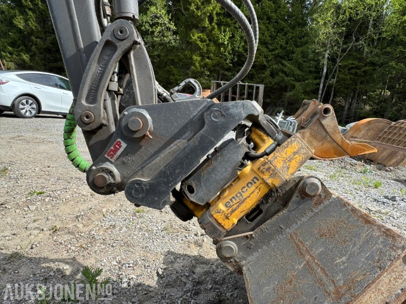 Мини-экскаватор 2017 Volvo ECR25D m/Engcon tiltrotator, SE-klype, 3 skuffer, vibroplate, 891 timer, Minigraver: фото 15