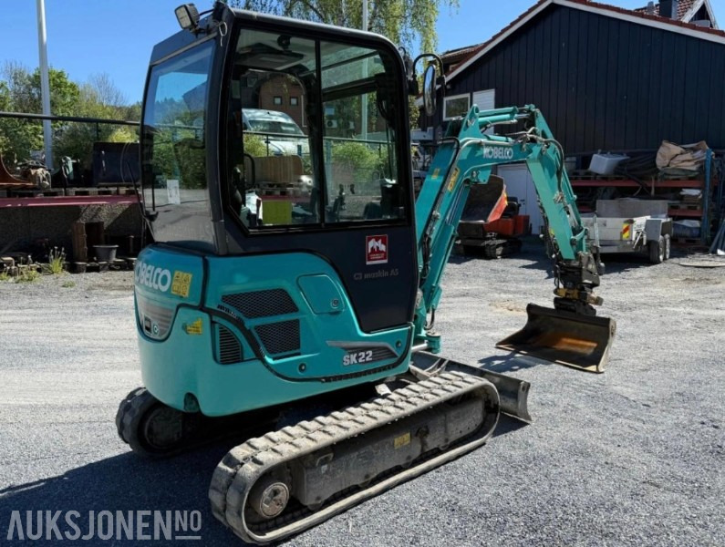 2018 Kobelco sk22 Minigraver med rotortilt - Мини-экскаватор: фото 4 2018 Kobelco sk22 Minigraver med rotortilt - Мини-экскаватор: фото 4