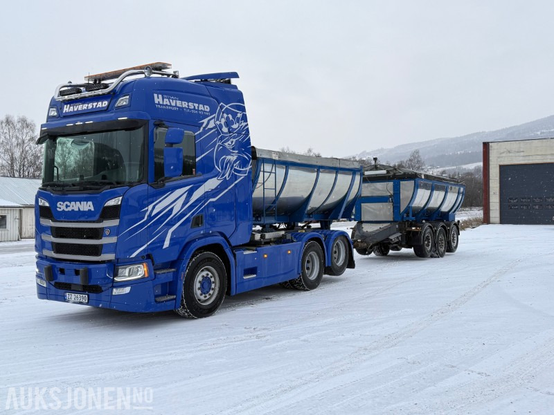 2019 Scania R-serie 6x2NB kombibil - Brøyterigget - Самосвал: фото 1 2019 Scania R-serie 6x2NB kombibil - Brøyterigget - Самосвал: фото 1