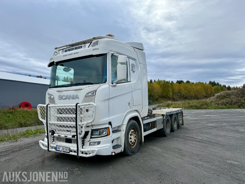 2019 Scania R500 tridem (8X4) KROKBIL - Joab L24 krok - Ny EU-godkjenning - Крюковой мультилифт: фото 1 2019 Scania R500 tridem (8X4) KROKBIL - Joab L24 krok - Ny EU-godkjenning - Крюковой мультилифт: фото 1