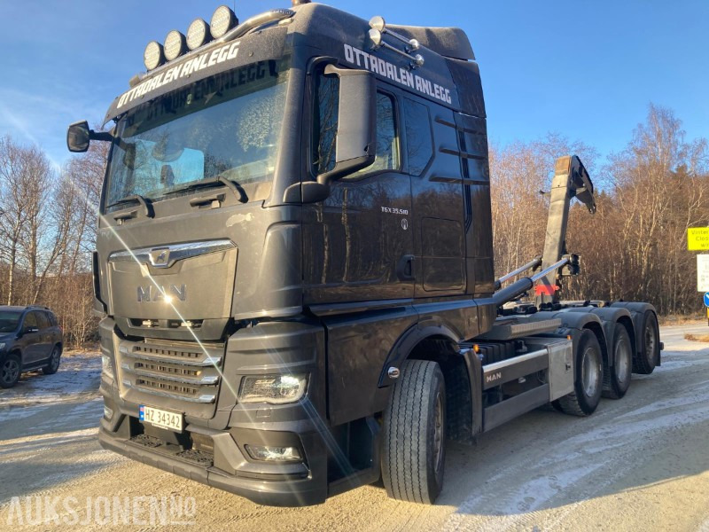 2021 MAN TGX krokbil med dumperkasse og kranflak. 8X4 EURO 6 - Крюковой мультилифт: фото 2 2021 MAN TGX krokbil med dumperkasse og kranflak. 8X4 EURO 6 - Крюковой мультилифт: фото 2