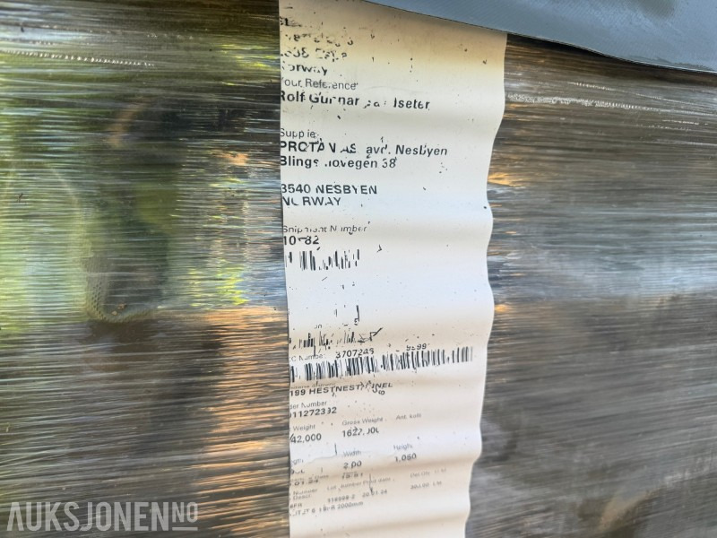 2022 1 pall med ny ventillasjonsduk Ø2 meter x 400 meter - Строительное оборудование: фото 3 2022 1 pall med ny ventillasjonsduk Ø2 meter x 400 meter - Строительное оборудование: фото 3