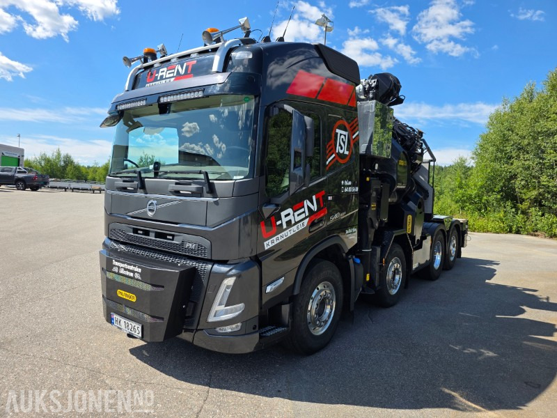 2024 Volvo FM 540 8X2 kranbil 165 tm med vinsj lasteflak elpumpe/el aggregat - Автоманипулятор: фото 1 2024 Volvo FM 540 8X2 kranbil 165 tm med vinsj lasteflak elpumpe/el aggregat - Автоманипулятор: фото 1