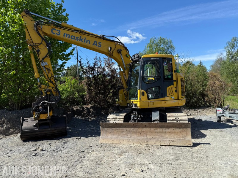 Komatsu PC138 gravemaskin, GPS, Tiltrotator, Smøring, Kamera - Экскаватор: фото 1 Komatsu PC138 gravemaskin, GPS, Tiltrotator, Smøring, Kamera - Экскаватор: фото 1