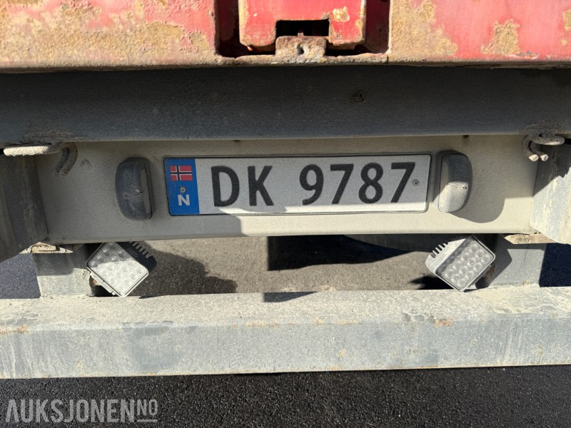 Прицеп 1997 Damm 2DBC20 - Egenvekt 3950kg - 2-akslet - Lastebilhenger - Nedleggbare karmer: фото 15