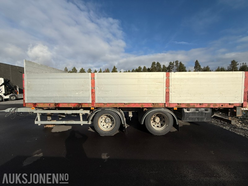 Прицеп 1997 Damm 2DBC20 - Egenvekt 3950kg - 2-akslet - Lastebilhenger - Nedleggbare karmer: фото 6