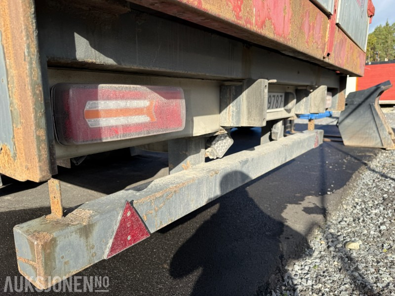 Прицеп 1997 Damm 2DBC20 - Egenvekt 3950kg - 2-akslet - Lastebilhenger - Nedleggbare karmer: фото 14