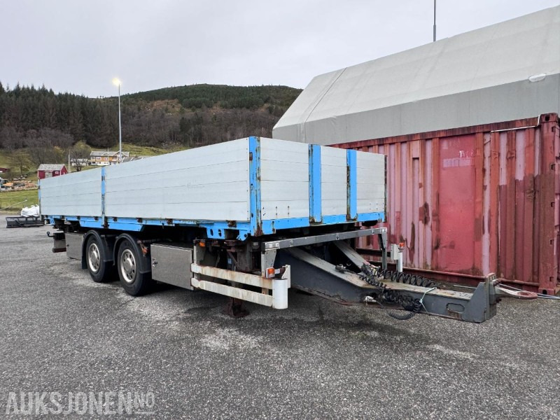 2002 Goebel & Sohn Containerchassi / Boggi kjerre med Kögel ER 74 Vekselflak med aluminiumskarmer - Supersingel hjul - Прицеп: фото 3 2002 Goebel & Sohn Containerchassi / Boggi kjerre med Kögel ER 74 Vekselflak med aluminiumskarmer - Supersingel hjul - Прицеп: фото 3