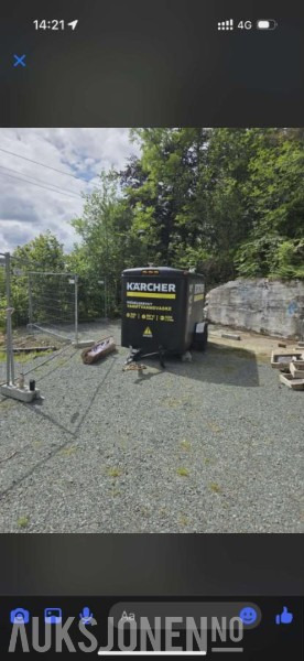 Промышленное оборудование Kärcher Hds 1000 de Henger med vanntank og kraftig Karcher dieseldrevet høytrykksvasker: фото 6 Промышленное оборудование Kärcher Hds 1000 de Henger med vanntank og kraftig Karcher dieseldrevet høytrykksvasker: фото 6