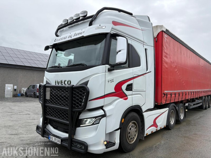 2021 Iveco S-way 570 trekkvogn med 3akslet kel-berg henger - Тягач: фото 1 2021 Iveco S-way 570 trekkvogn med 3akslet kel-berg henger - Тягач: фото 1