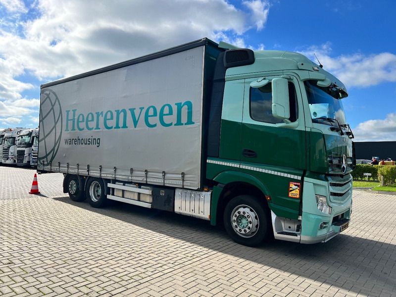 Mercedes-Benz Actros 2745 6x2 bakwagen Schuifzeilen - Тентованный грузовик: фото 3 Mercedes-Benz Actros 2745 6x2 bakwagen Schuifzeilen - Тентованный грузовик: фото 3