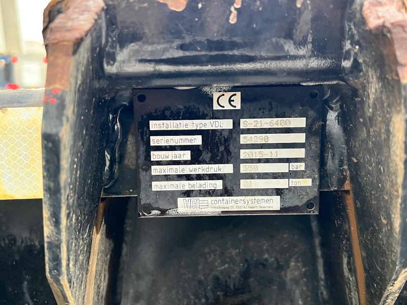 Крюковой мультилифт Scania R450 6x2 Containersysteem VDL 21.000kg / Haakarmsysteem: фото 15