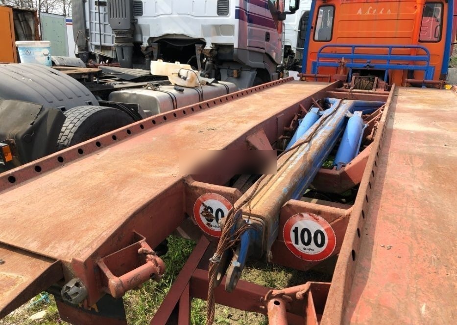 Эвакуатор Platforma transport masini cu troliu , rampe extensibile carlig: фото 7