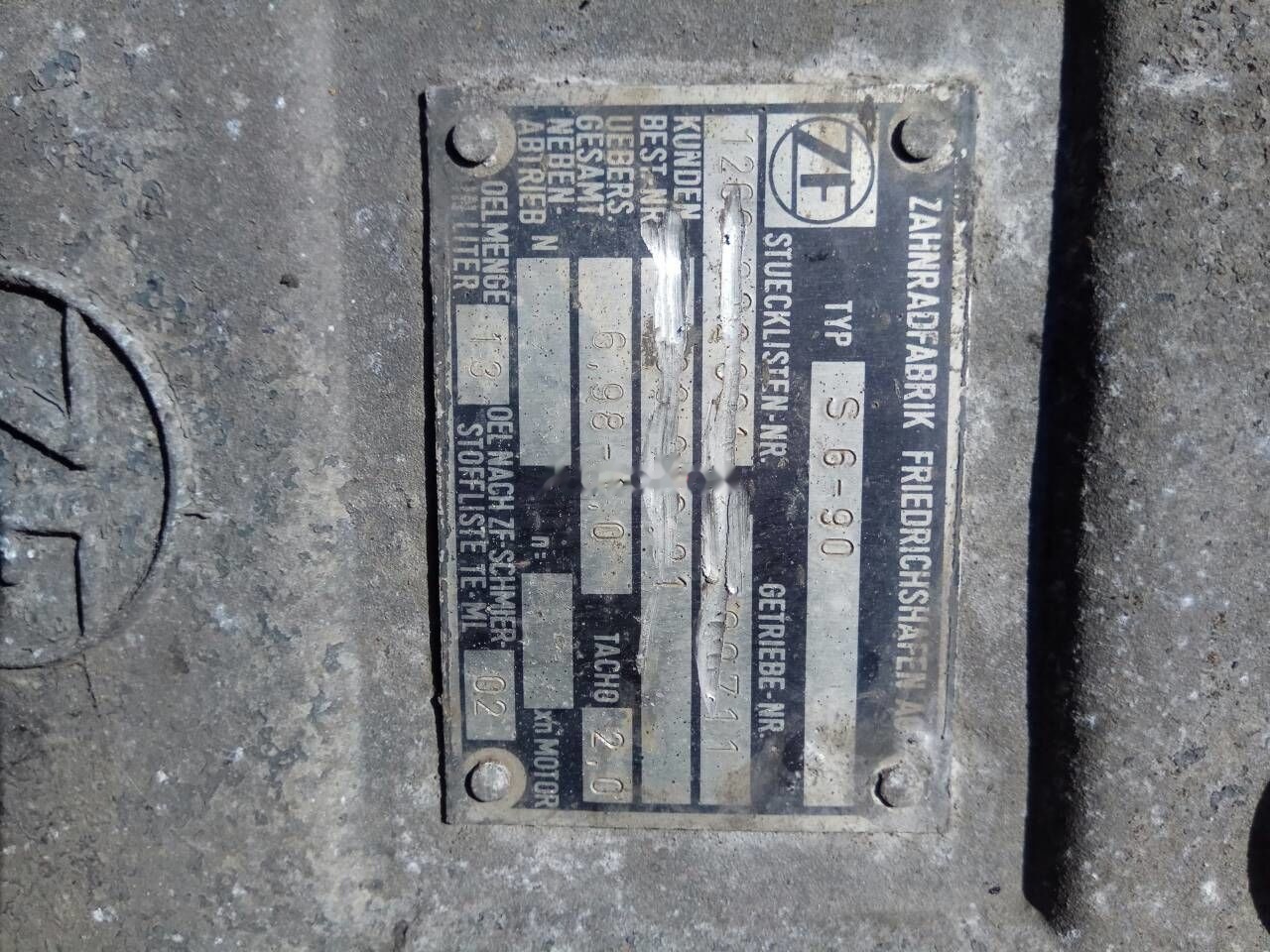 ZF S6-90 - Коробка передач для Грузовиков: фото 5 ZF S6-90 - Коробка передач для Грузовиков: фото 5