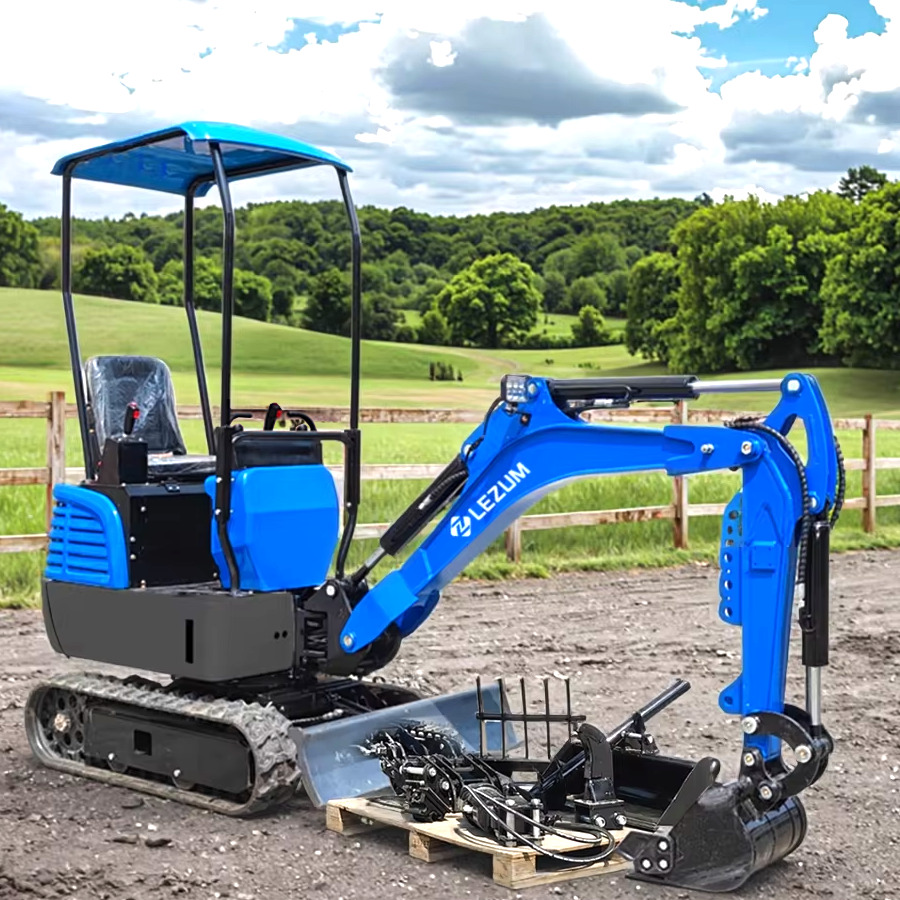 LEZUM Factory Sale Hybrid Mini Digger Excavators Home Farm Electric Remote Control Compact Pilot Digger Excavator with Free Shipping - Мини-экскаватор: фото 1 LEZUM Factory Sale Hybrid Mini Digger Excavators Home Farm Electric Remote Control Compact Pilot Digger Excavator with Free Shipping - Мини-экскаватор: фото 1