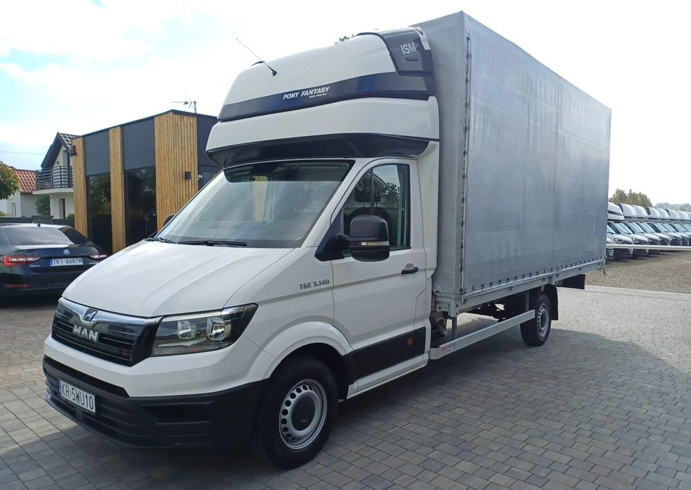 MAN TGE 10 PALET zaw.poduszki 2021r EURO 6 - Тентованный фургон: фото 2 MAN TGE 10 PALET zaw.poduszki 2021r EURO 6 - Тентованный фургон: фото 2