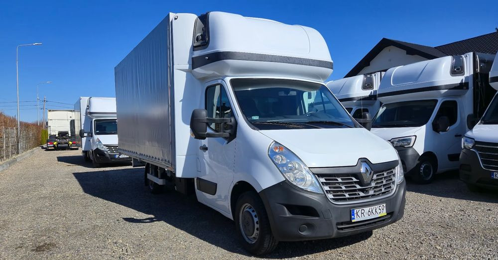 Renault Master 2x +zabudowa 12 palet-reg wysokości Spanie XXL - Тентованный фургон: фото 2 Renault Master 2x +zabudowa 12 palet-reg wysokości Spanie XXL - Тентованный фургон: фото 2