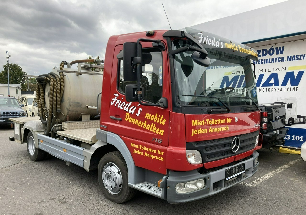 Mercedes-Benz Atego Atego716 Toitoi dowywozu WC Asanizacyjny Wuko Kanalizacja Toi Toi 20 - Ассенизатор: фото 1 Mercedes-Benz Atego Atego716 Toitoi dowywozu WC Asanizacyjny Wuko Kanalizacja Toi Toi 20 - Ассенизатор: фото 1