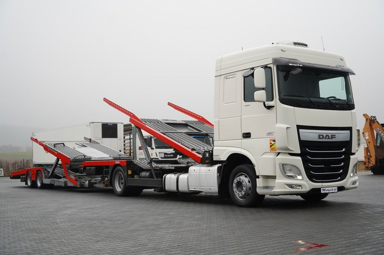 DAF XF 480 / LORA / LOHR / 16,5 M / 4 DOSTAWCZAKI / - Автовоз: фото 5 DAF XF 480 / LORA / LOHR / 16,5 M / 4 DOSTAWCZAKI / - Автовоз: фото 5