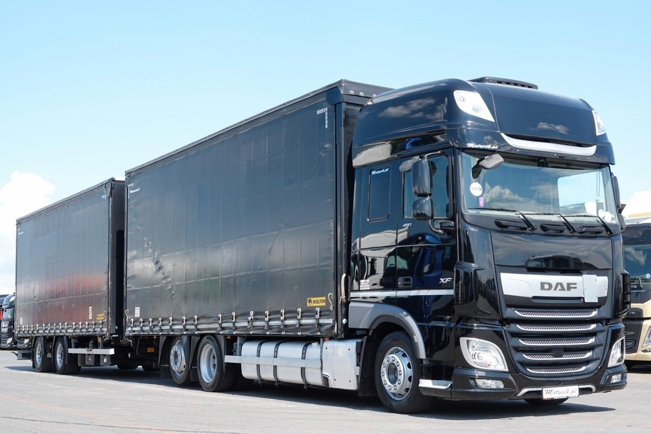 DAF XF 480 / ZESTAW TANDEM / 120 M3 / PRZEJAZDOWY / - Тентованный грузовик: фото 1 DAF XF 480 / ZESTAW TANDEM / 120 M3 / PRZEJAZDOWY / - Тентованный грузовик: фото 1