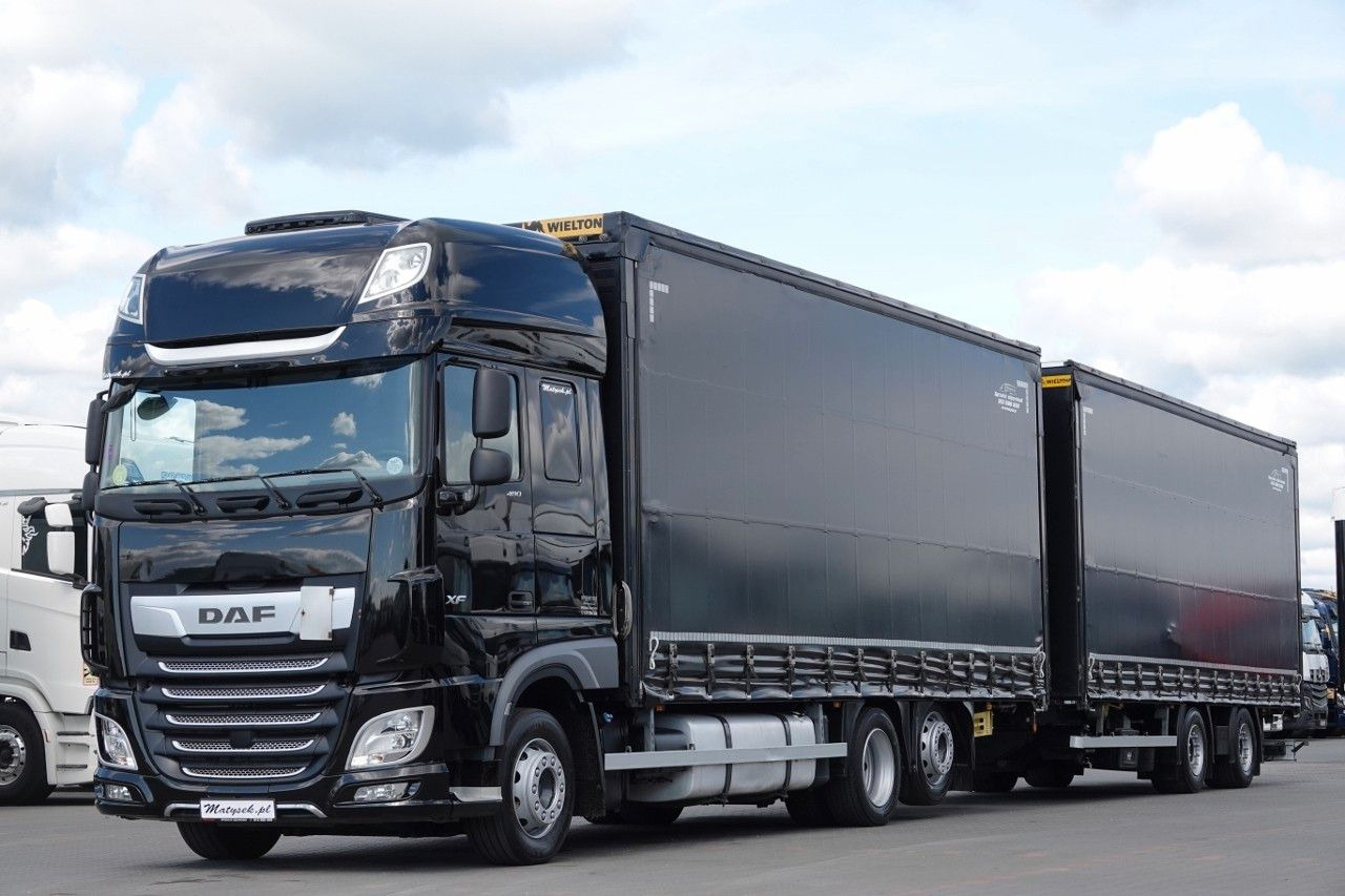 DAF XF 480 / ZESTAW TANDEM / 120 M3 / PRZEJAZDOWY / - Тентованный грузовик: фото 1 DAF XF 480 / ZESTAW TANDEM / 120 M3 / PRZEJAZDOWY / - Тентованный грузовик: фото 1