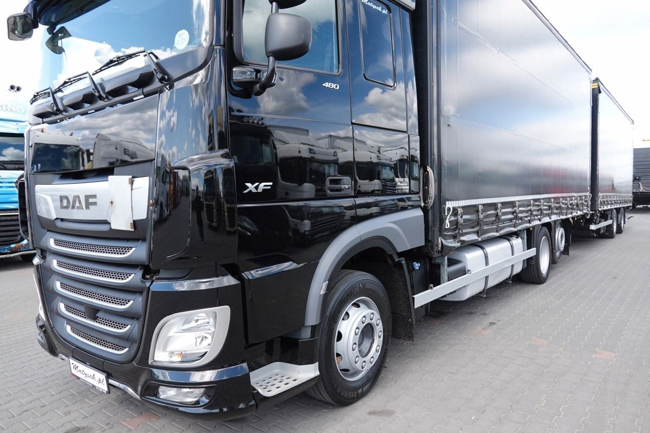 Тентованный грузовик DAF XF 480 / ZESTAW TANDEM / 120 M3 / PRZEJAZDOWY /: фото 6