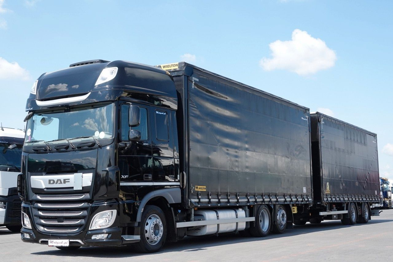DAF XF 480 / ZESTAW TANDEM / 120 M3 / PRZEJAZDOWY / - Тентованный грузовик: фото 4 DAF XF 480 / ZESTAW TANDEM / 120 M3 / PRZEJAZDOWY / - Тентованный грузовик: фото 4
