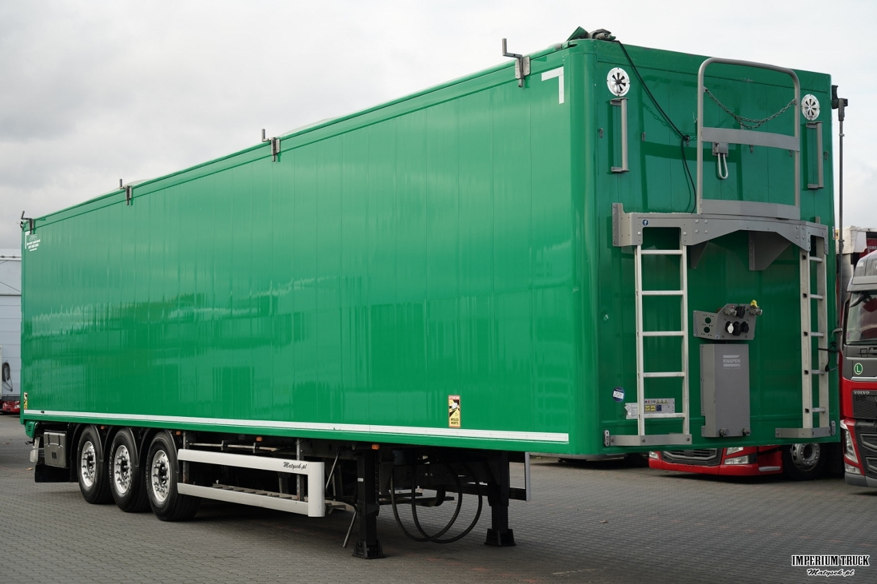 KNAPEN / RUCHOMA PODŁOGA / WALKING FLOOR 90 m3 / 2021 ROK / OŚ PODNOSZONA / OSIE SAF / ALUFELGI / - Полуприцеп с подвижным полом: фото 1 KNAPEN / RUCHOMA PODŁOGA / WALKING FLOOR 90 m3 / 2021 ROK / OŚ PODNOSZONA / OSIE SAF / ALUFELGI / - Полуприцеп с подвижным полом: фото 1