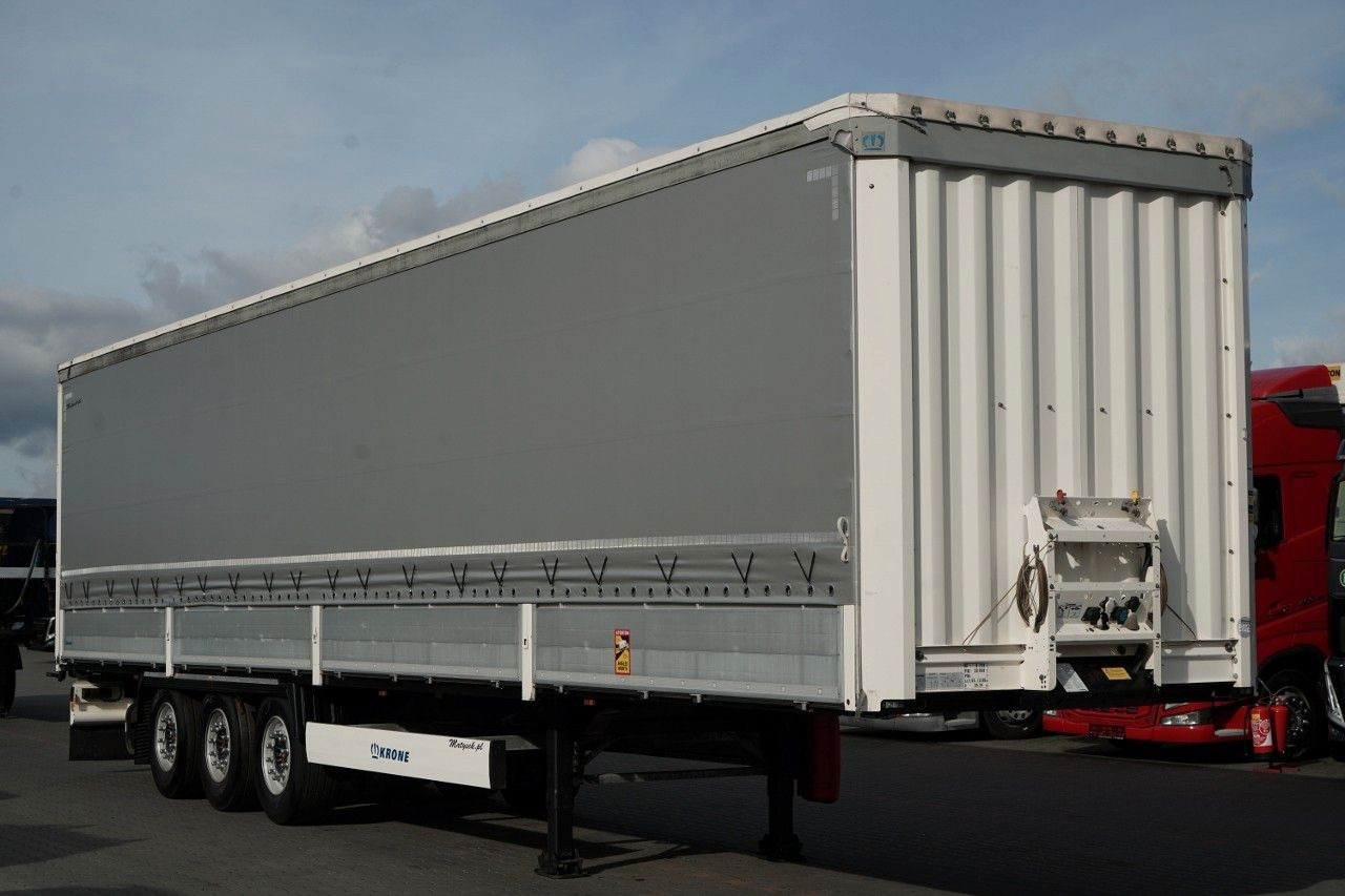 Krone FIRANKA / BURTOWA / OŚ PODNOSZONA / SAF / STANDA - Тентованный полуприцеп: фото 1 Krone FIRANKA / BURTOWA / OŚ PODNOSZONA / SAF / STANDA - Тентованный полуприцеп: фото 1