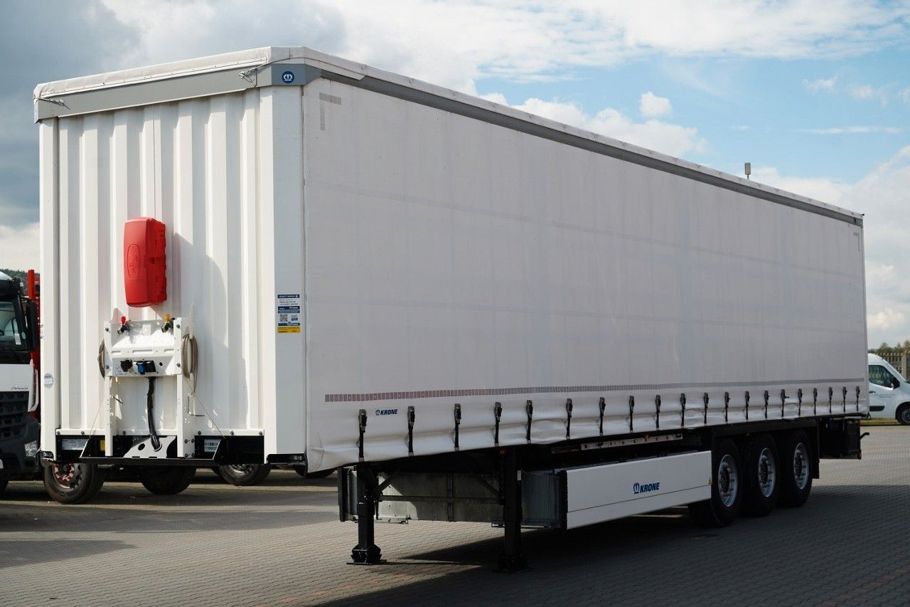 Krone FIRANKA / KOSZ NA PALETY / 2 OSIE PODNOSZONE / 2 - Тентованный полуприцеп: фото 3 Krone FIRANKA / KOSZ NA PALETY / 2 OSIE PODNOSZONE / 2 - Тентованный полуприцеп: фото 3