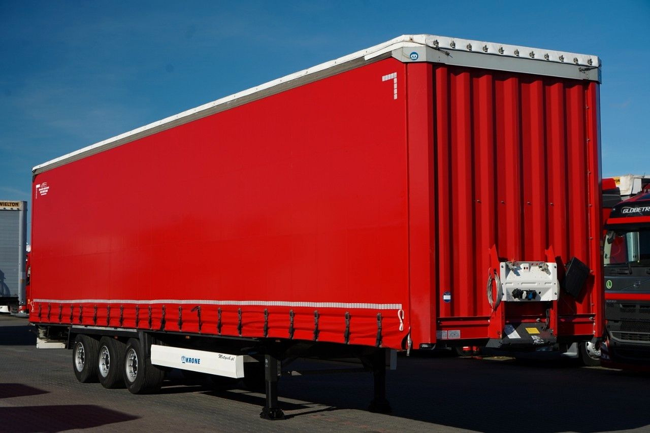 Krone FIRANKA / MEGA / 2018 / OŚ PODNOSZONA / LOW DECK - Тентованный полуприцеп: фото 1 Krone FIRANKA / MEGA / 2018 / OŚ PODNOSZONA / LOW DECK - Тентованный полуприцеп: фото 1