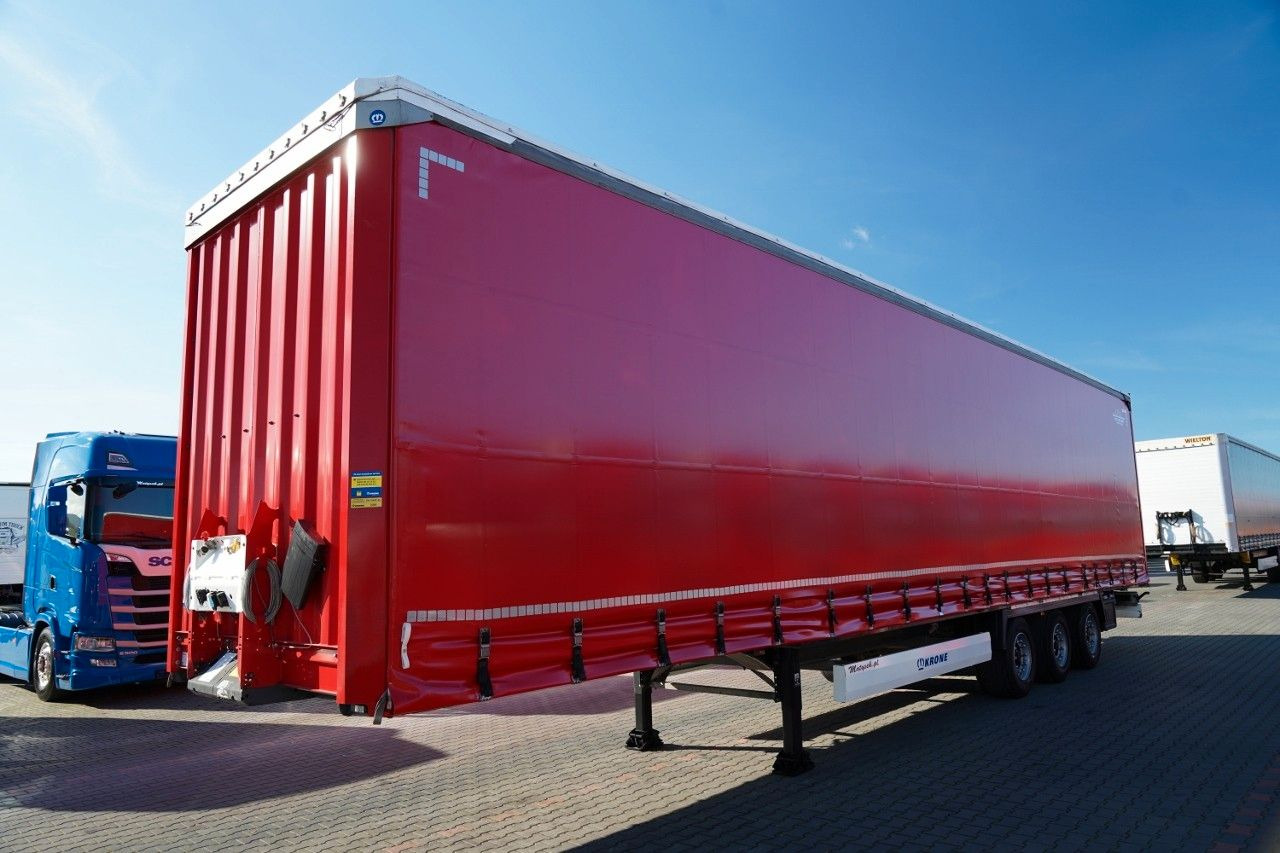 Krone FIRANKA / MEGA / 2018 / OŚ PODNOSZONA / LOW DECK - Тентованный полуприцеп: фото 4 Krone FIRANKA / MEGA / 2018 / OŚ PODNOSZONA / LOW DECK - Тентованный полуприцеп: фото 4
