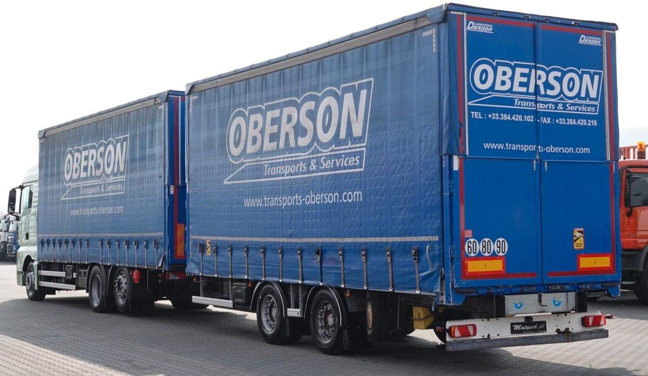 MAN TGX 26.460 / ZESTAW TANDEM PRZEJAZDOWY / 120 M3 - Тентованный грузовик: фото 5 MAN TGX 26.460 / ZESTAW TANDEM PRZEJAZDOWY / 120 M3 - Тентованный грузовик: фото 5
