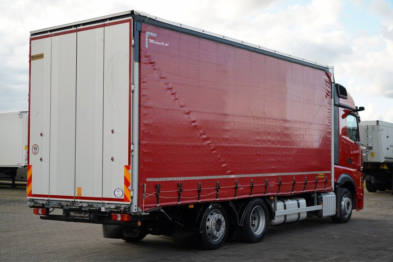 Mercedes-Benz ACTROS 2545 / SOLÓWKA  / 6x2 / OŚ PODNOSZONA / B - Тентованный грузовик: фото 4 Mercedes-Benz ACTROS 2545 / SOLÓWKA  / 6x2 / OŚ PODNOSZONA / B - Тентованный грузовик: фото 4