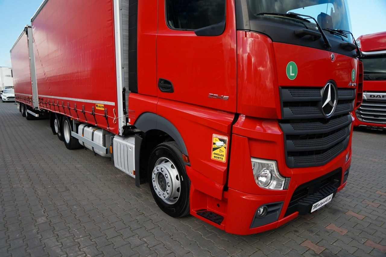 Mercedes-Benz ACTROS 2545 / ZESTAW TANDEM 120 M3 / PRZEJAZDOW - Тентованный грузовик: фото 5 Mercedes-Benz ACTROS 2545 / ZESTAW TANDEM 120 M3 / PRZEJAZDOW - Тентованный грузовик: фото 5