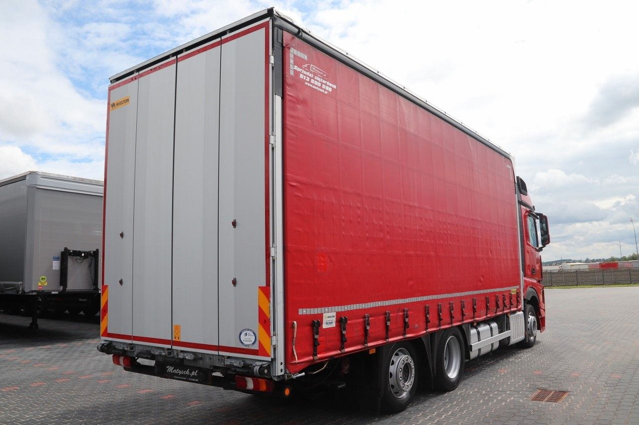 Mercedes-Benz ACTROS 2548 / ZESTAW TANDEM 120 M3 / PRZEJAZDOWY - Тентованный грузовик: фото 3 Mercedes-Benz ACTROS 2548 / ZESTAW TANDEM 120 M3 / PRZEJAZDOWY - Тентованный грузовик: фото 3