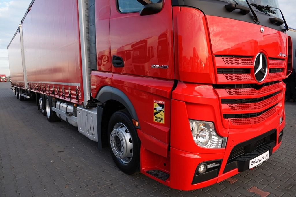 Mercedes-Benz ACTROS 2548 / ZESTAW TANDEM 120 M3 / PRZEJAZDOWY - Тентованный грузовик: фото 5 Mercedes-Benz ACTROS 2548 / ZESTAW TANDEM 120 M3 / PRZEJAZDOWY - Тентованный грузовик: фото 5