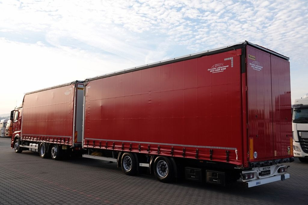 Mercedes-Benz ACTROS 2548 / ZESTAW TANDEM 120 M3 / PRZEJAZDOWY - Тентованный грузовик: фото 2 Mercedes-Benz ACTROS 2548 / ZESTAW TANDEM 120 M3 / PRZEJAZDOWY - Тентованный грузовик: фото 2