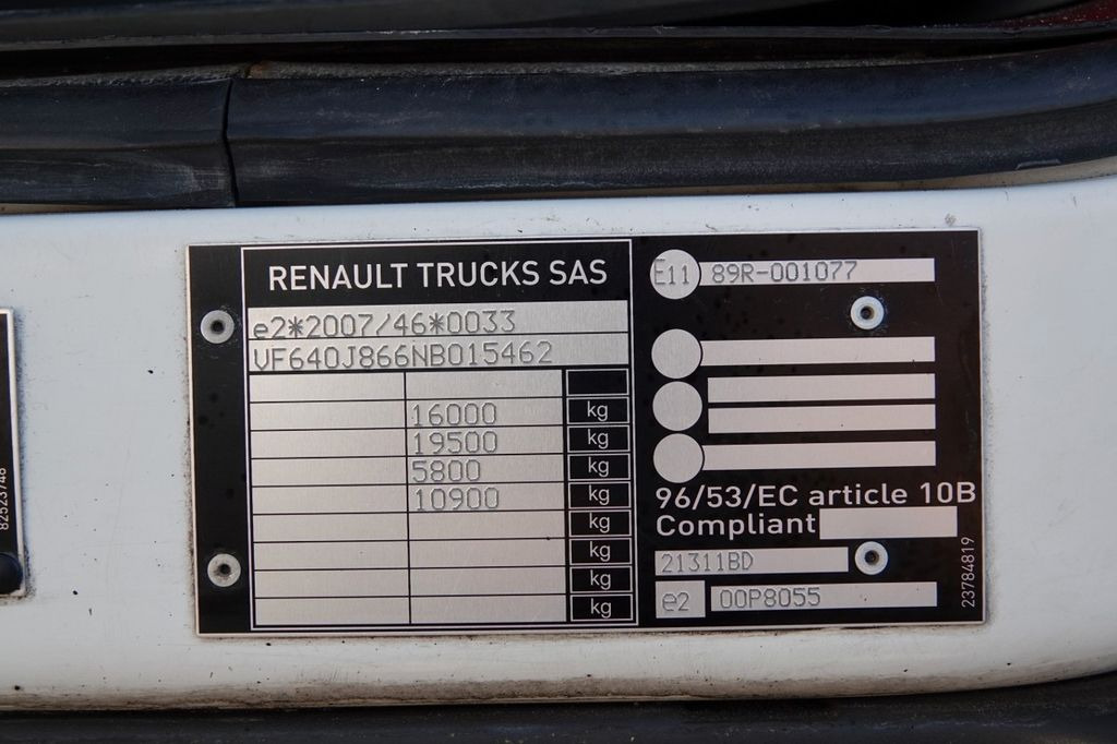 Рефрижератор Renault D 250 / CHŁODNIA - 6,7 m / THERMO KING T 600R /: фото 18