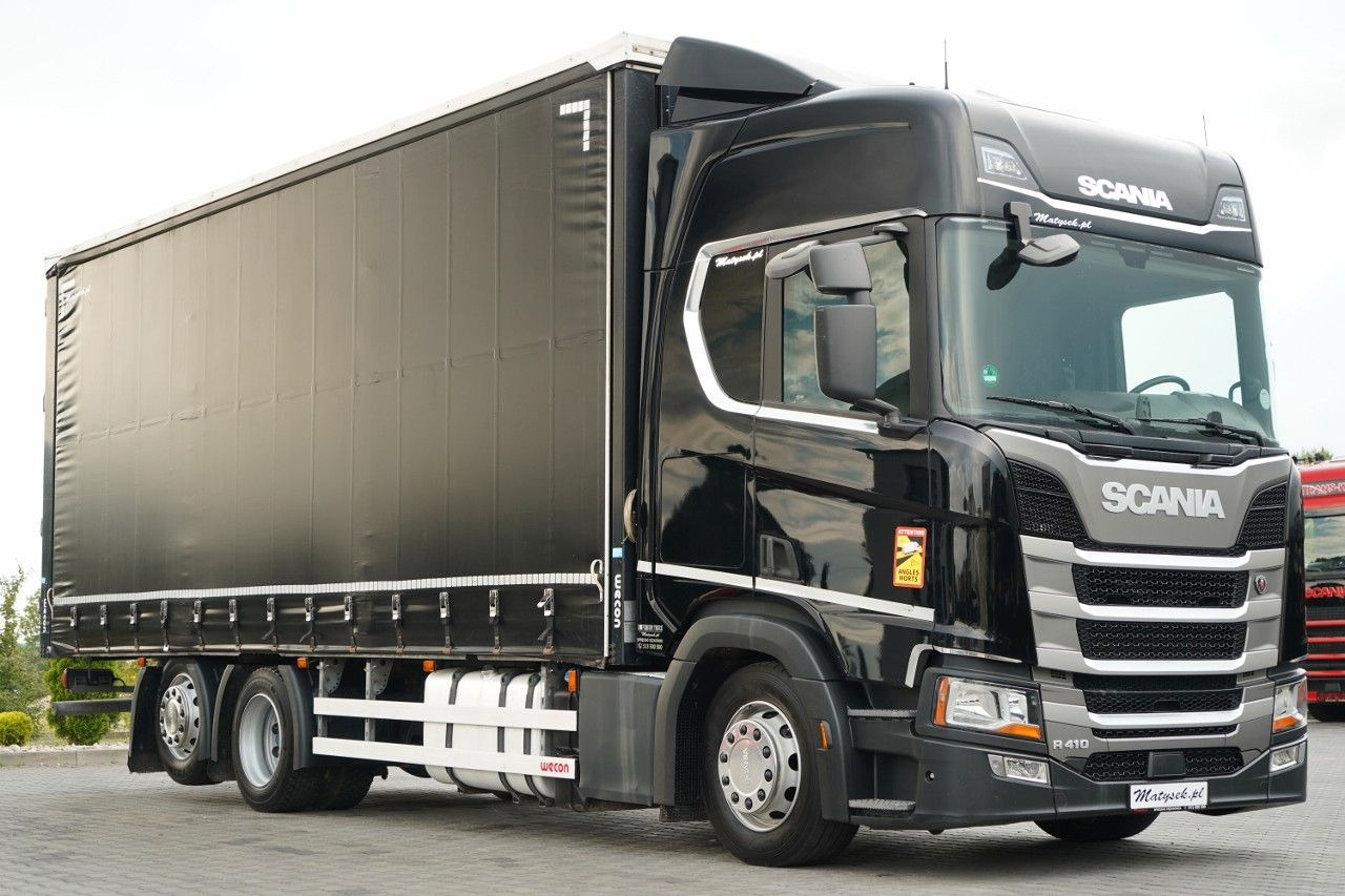 Scania R 410 / 6x2 / FIRANKA - 7,8 m / SOLÓWKA / PODNOS Scania R 410 / 6x2 / FIRANKA - 7,8 m / SOLÓWKA / PODNOS - Тентованный грузовик: фото 4 Scania R 410 / 6x2 / FIRANKA - 7,8 m / SOLÓWKA / PODNOS Scania R 410 / 6x2 / FIRANKA - 7,8 m / SOLÓWKA / PODNOS - Тентованный грузовик: фото 4