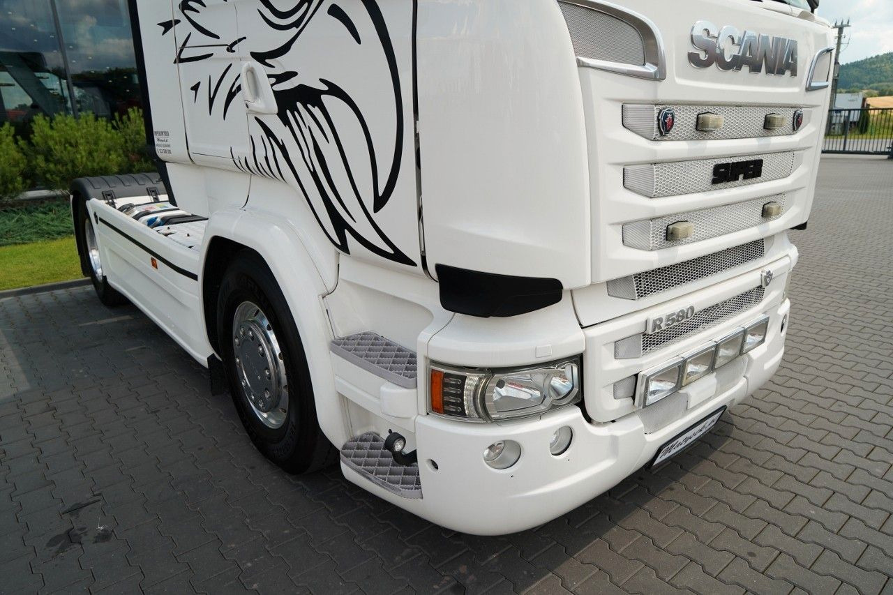 Тягач Scania R 580 / V8 / RETARDER / CAŁA NA PODUSZKACH: фото 7