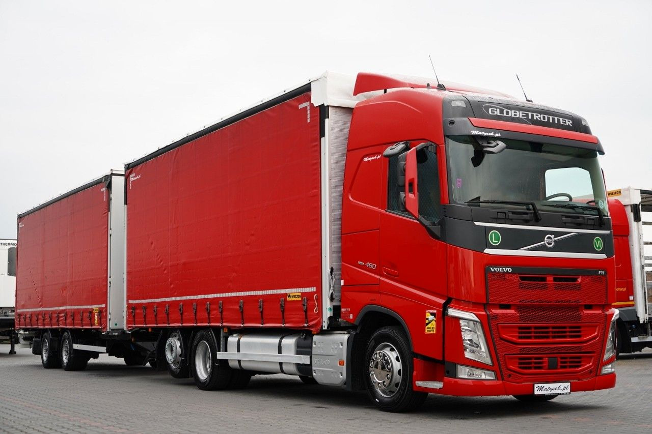Volvo FH 460 / ZESTAW TANDEM / 120 M3 / PRZEJAZDOWY / - Тентованный грузовик: фото 4 Volvo FH 460 / ZESTAW TANDEM / 120 M3 / PRZEJAZDOWY / - Тентованный грузовик: фото 4