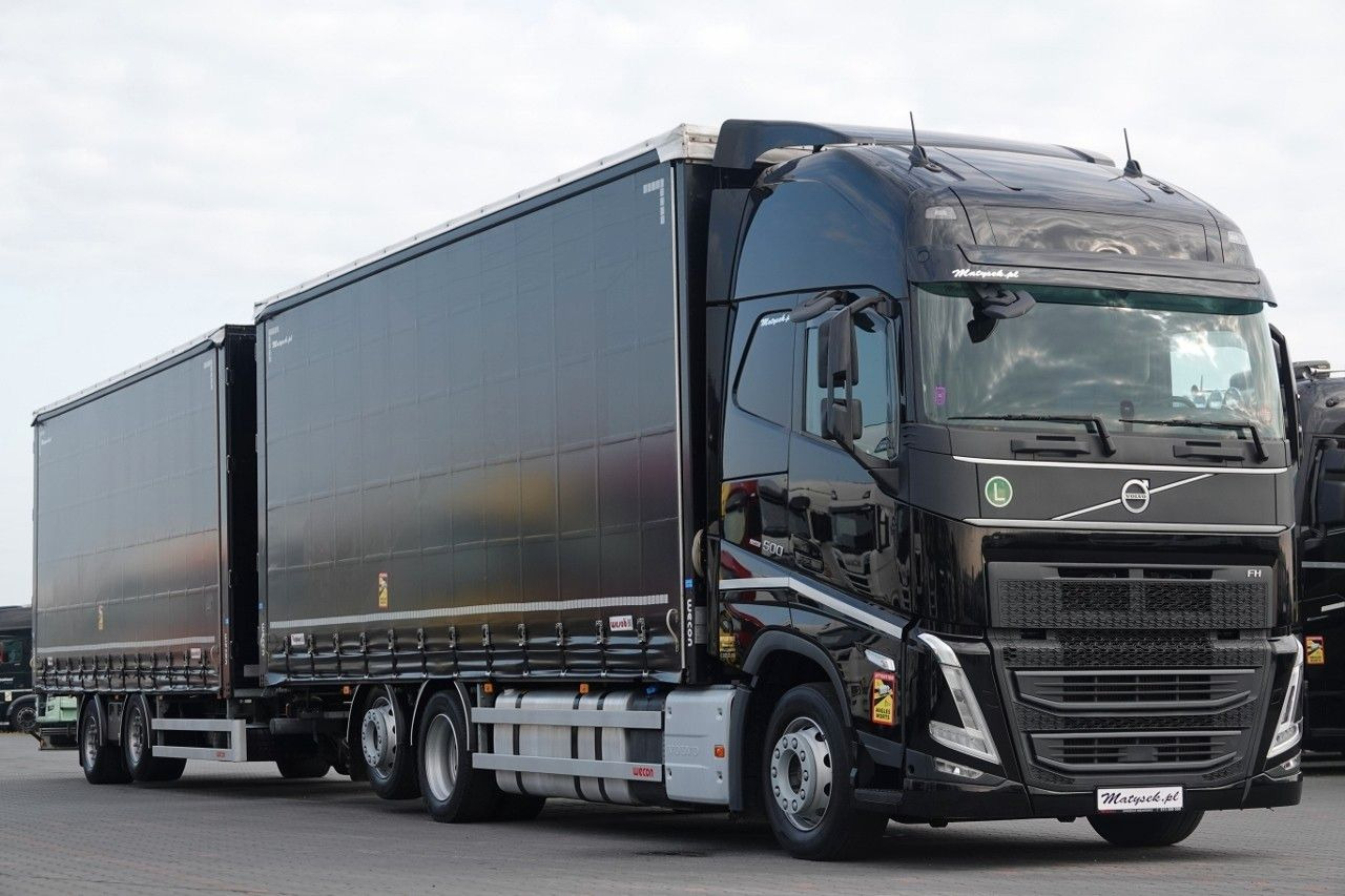 Volvo FH 500 / I-SAVE / XL / ZESTAW TANDEM PRZEJAZDOWY - Тентованный грузовик: фото 5 Volvo FH 500 / I-SAVE / XL / ZESTAW TANDEM PRZEJAZDOWY - Тентованный грузовик: фото 5
