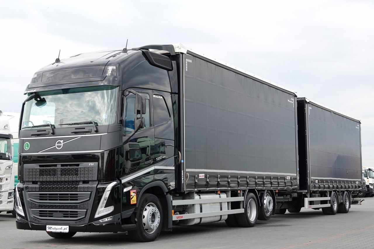 Volvo FH 500 / I-SAVE / XL / ZESTAW TANDEM PRZEJAZDOWY - Тентованный грузовик: фото 2 Volvo FH 500 / I-SAVE / XL / ZESTAW TANDEM PRZEJAZDOWY - Тентованный грузовик: фото 2