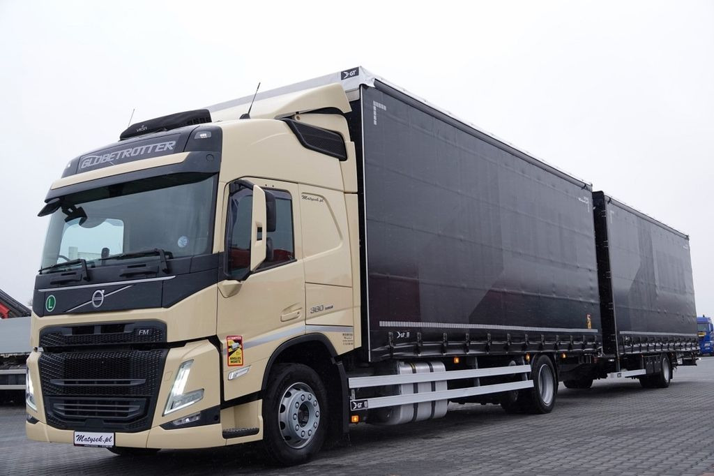Volvo FM 380 / ZESTAW TANDEM / 120 M3 / PRZEJAZDOWY / - Тентованный грузовик: фото 1 Volvo FM 380 / ZESTAW TANDEM / 120 M3 / PRZEJAZDOWY / - Тентованный грузовик: фото 1