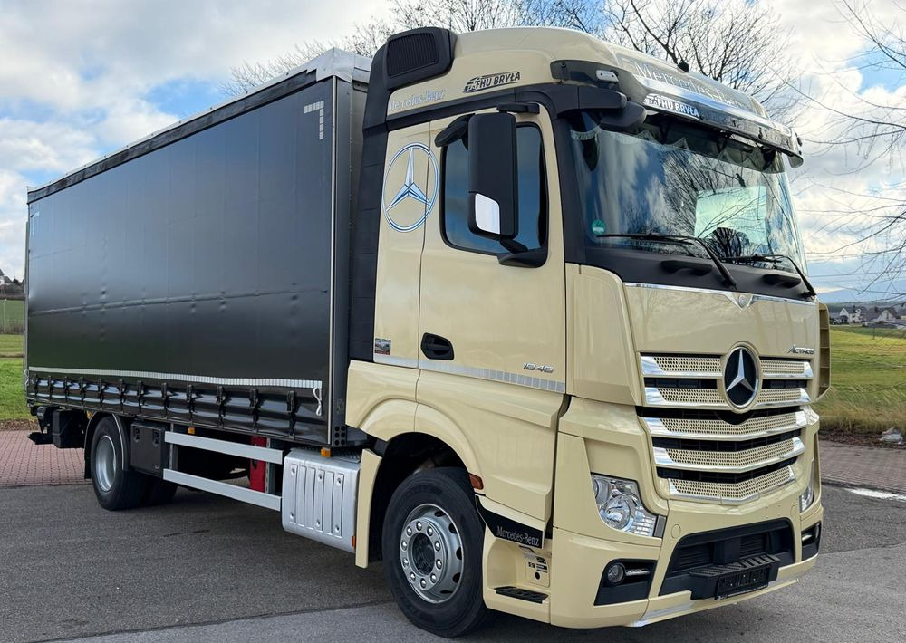Mercedes-Benz ACTROS 1846 / FIRANKA / WINDA / 18 EUROPALET / AUTOMAT / Z NIEMIEC / 2019 / PRZEBIEG 370 TYŚ KM - Тентованный грузовик: фото 2 Mercedes-Benz ACTROS 1846 / FIRANKA / WINDA / 18 EUROPALET / AUTOMAT / Z NIEMIEC / 2019 / PRZEBIEG 370 TYŚ KM - Тентованный грузовик: фото 2